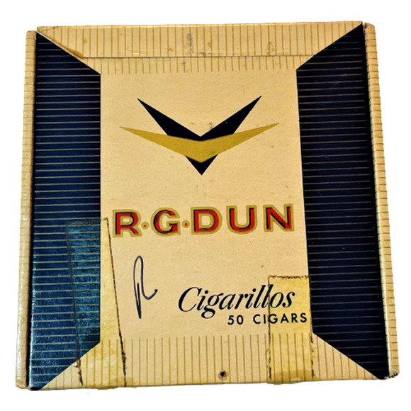 Vintage RG Dun Cigar Box 50 Cigarillos Class C Display Collectible No Product - Picture 1 of 7